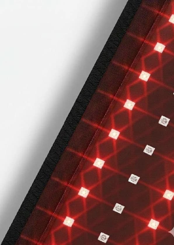 I punti di luce rossa e infrarossa accesi